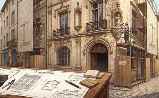 Investissement en loi Malraux en 2026 dans un immeuble ancien à restaurer