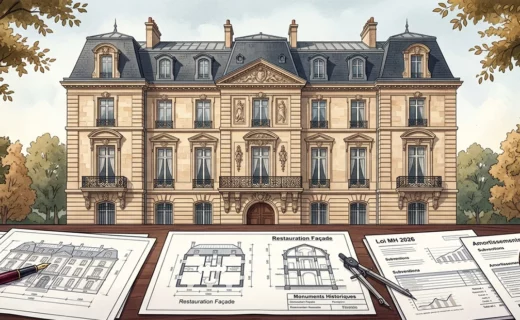 Investissement Monuments Historiques en 2026 dans un immeuble patrimonial restauré